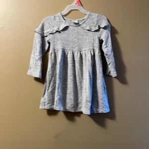 Girl knit stretch dress